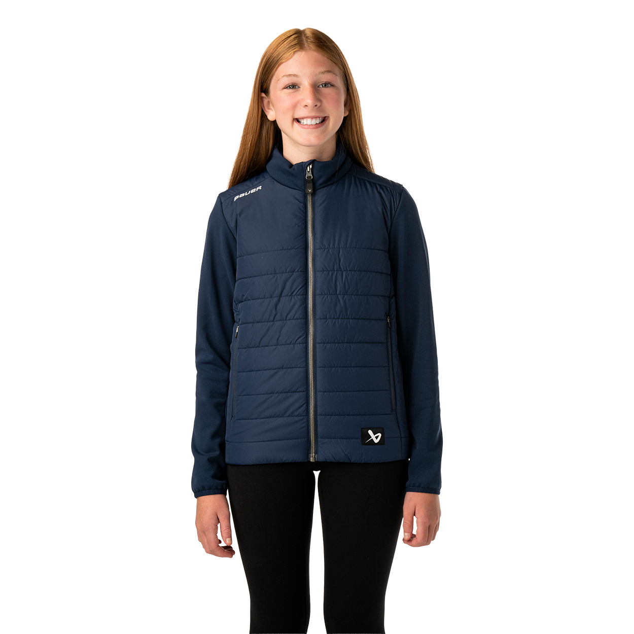 bauer-team-hybrid-jacke-youth-steppjacke-f-r-kinder image 2