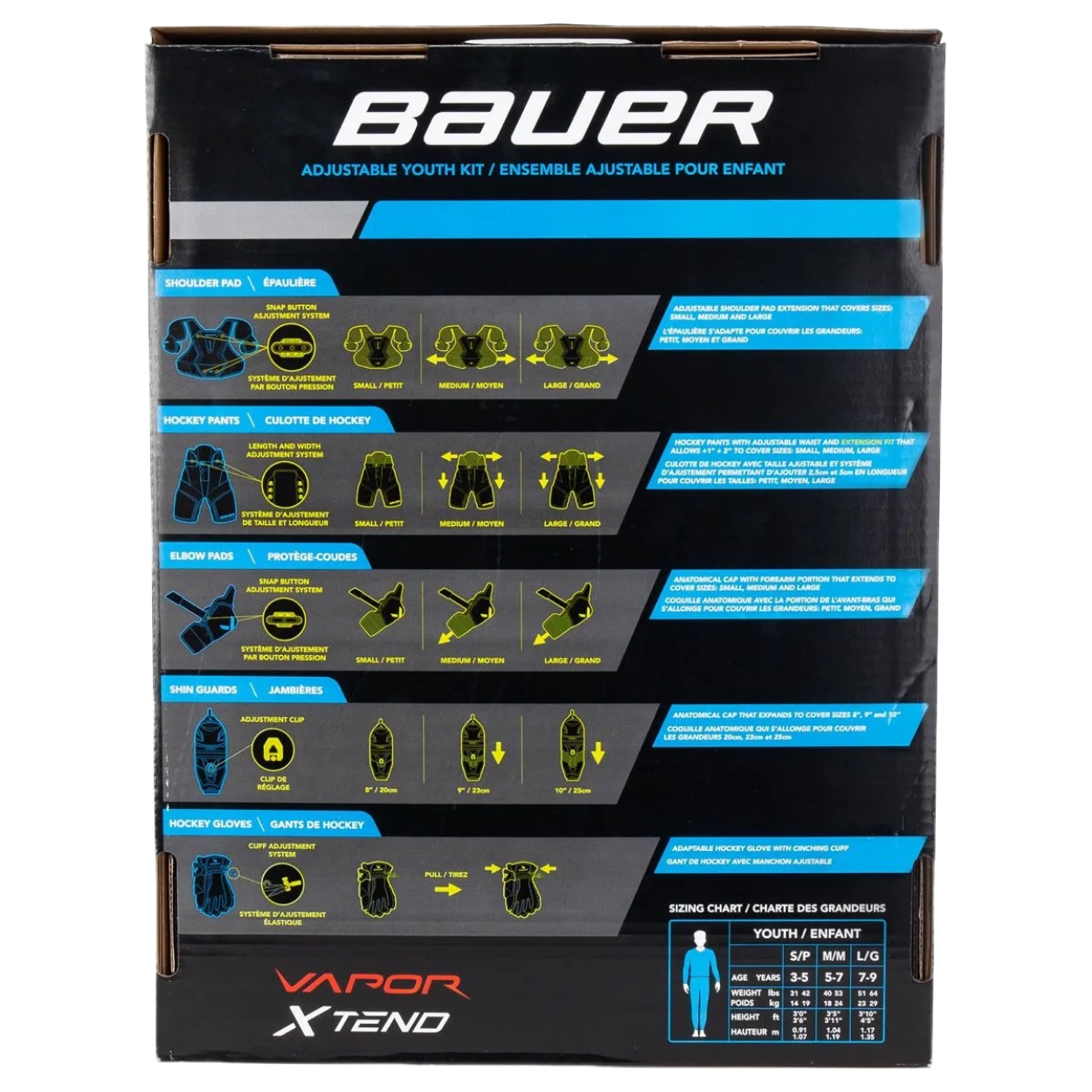 bauer-vapor-x-tend-protective-kit-youth-schutzausr-stung-set image 3