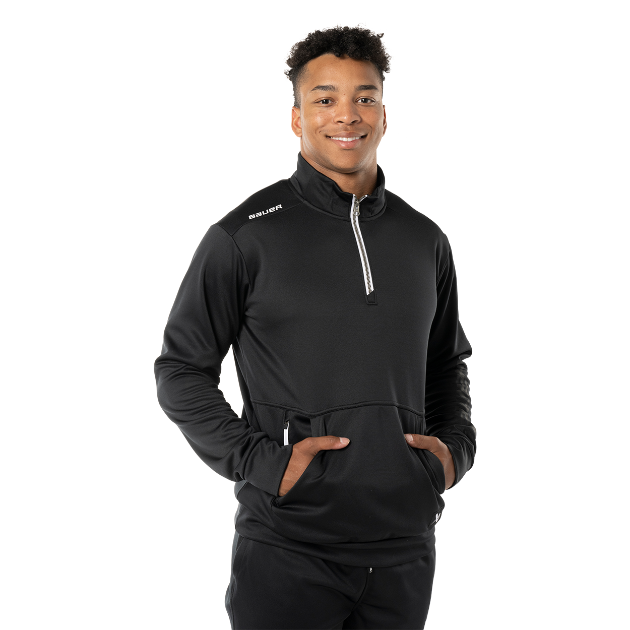 bauer-team-fleece-half-zip-senior image 2