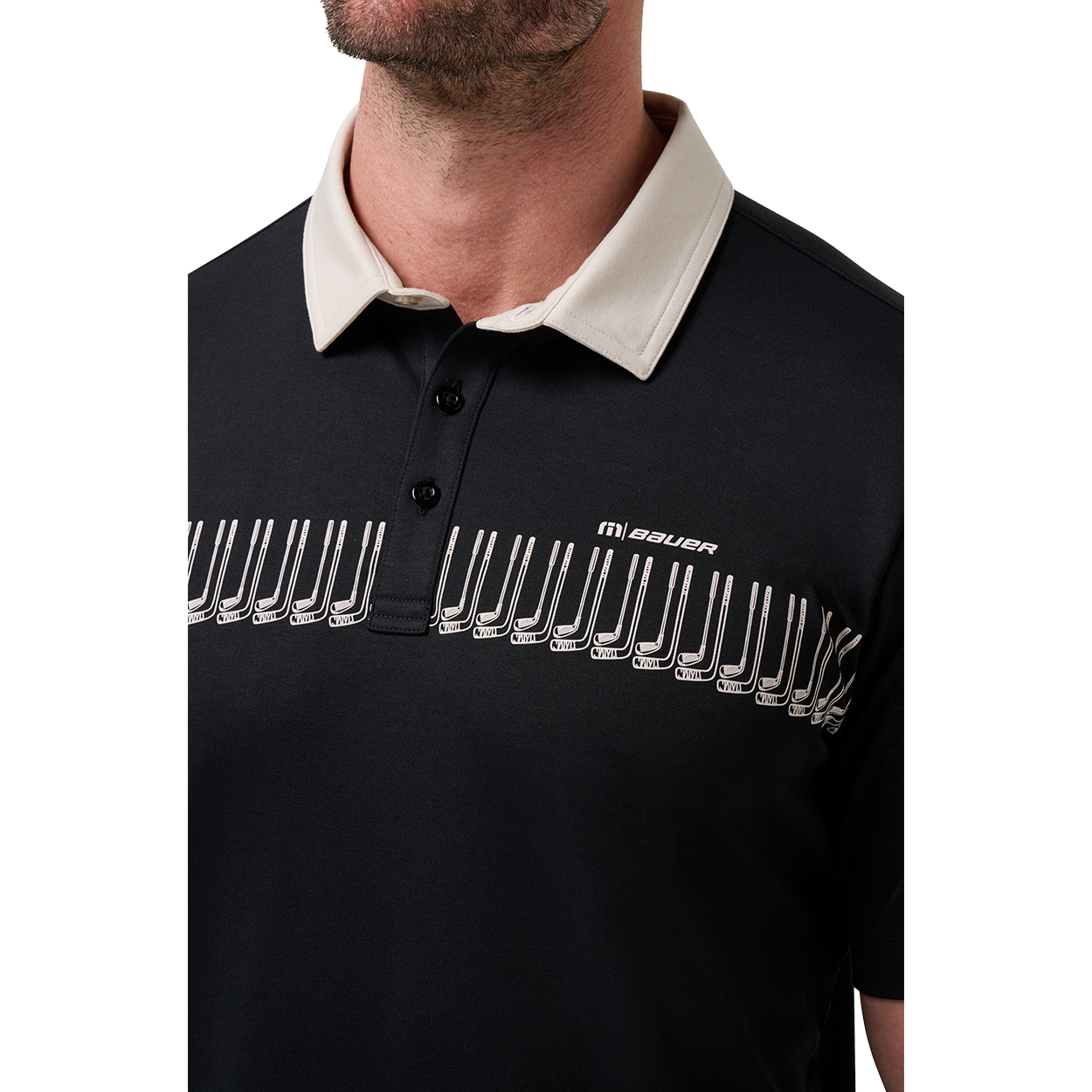 bauer-x-travismathew-stick-side-polo-herren-golf-hockey image 3