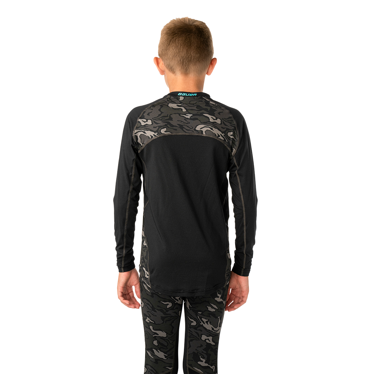 bauer-camo-performance-baselayer-youth-funktionsshirt-langarm image 2