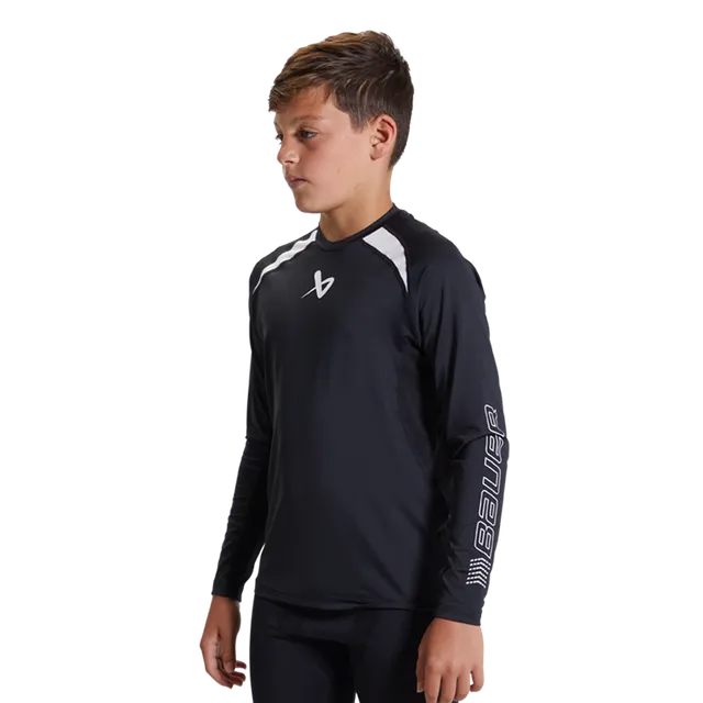 bauer-performance-longsleeve-baselayer-top-youth image 1