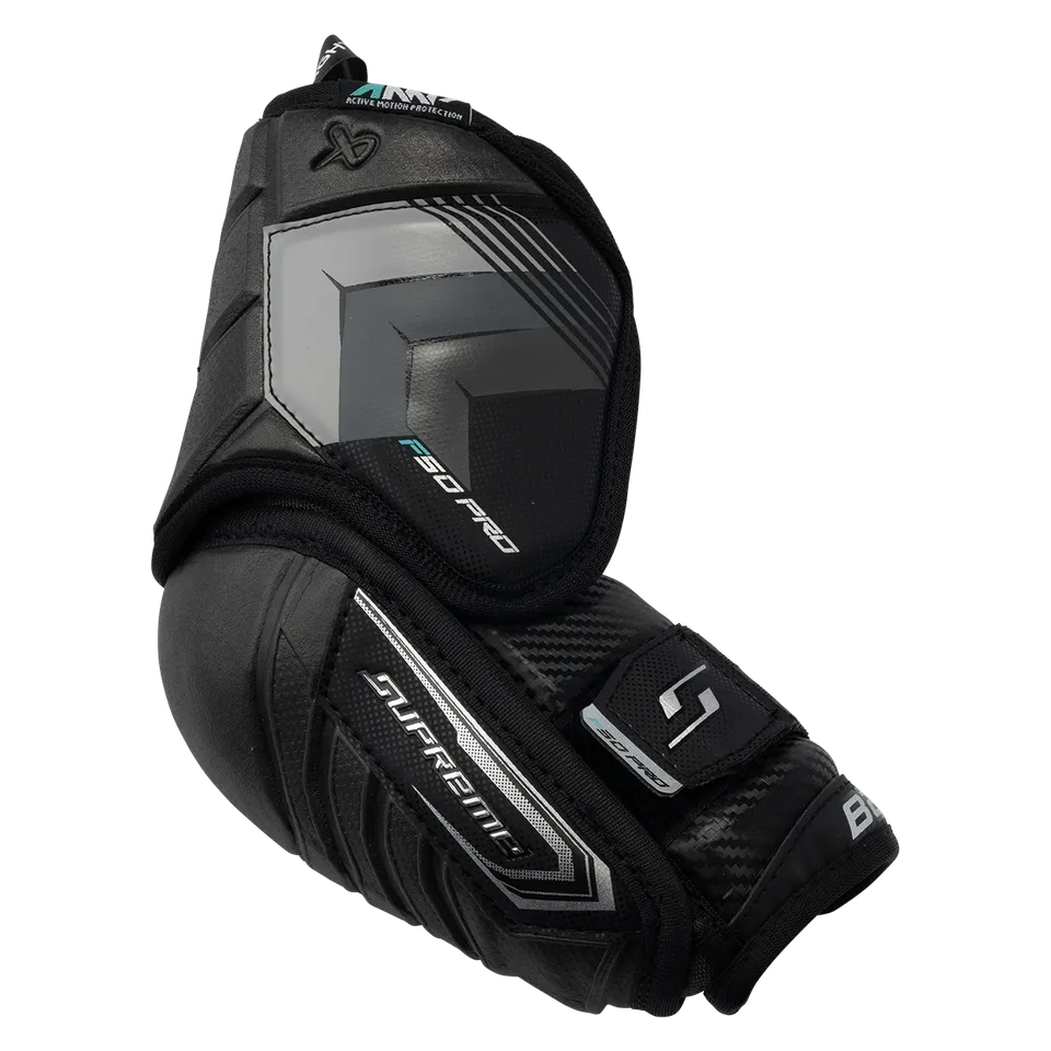 bauer-supreme-f50-pro-ellenbogenschoner-junior-eishockey-schutz image 1
