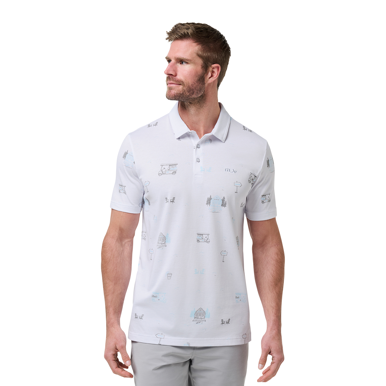 bauer-x-travismathew-snow-chance-polo-shirt-baumwolle image 1