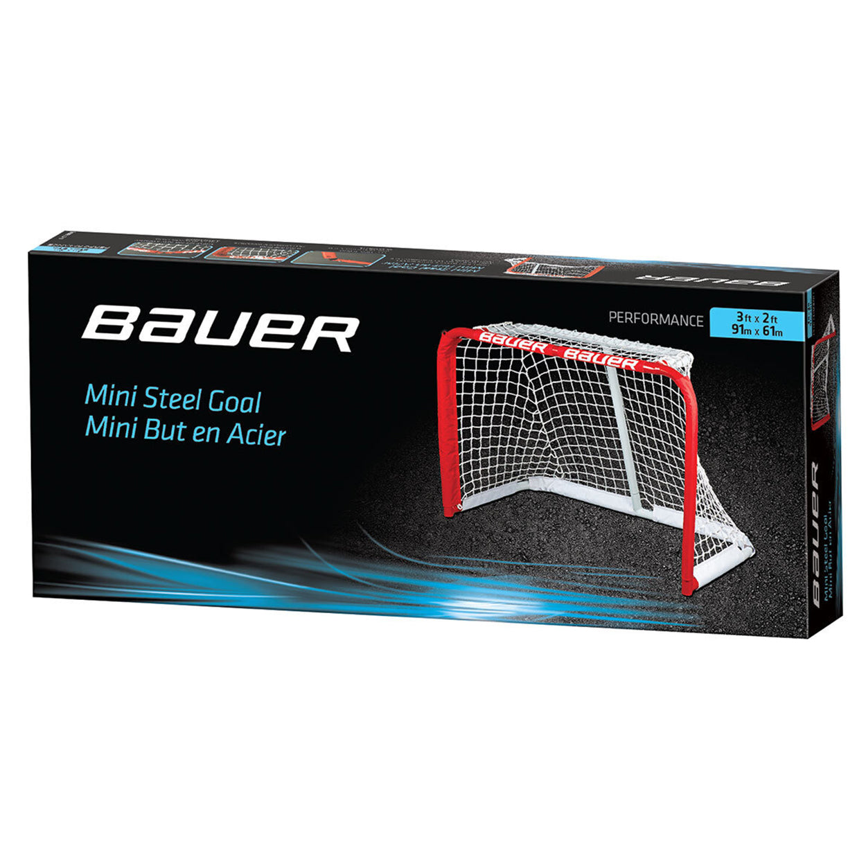 bauer-pro-style-mini-hockey-stahltor-3-x-2-90x60cm image 2