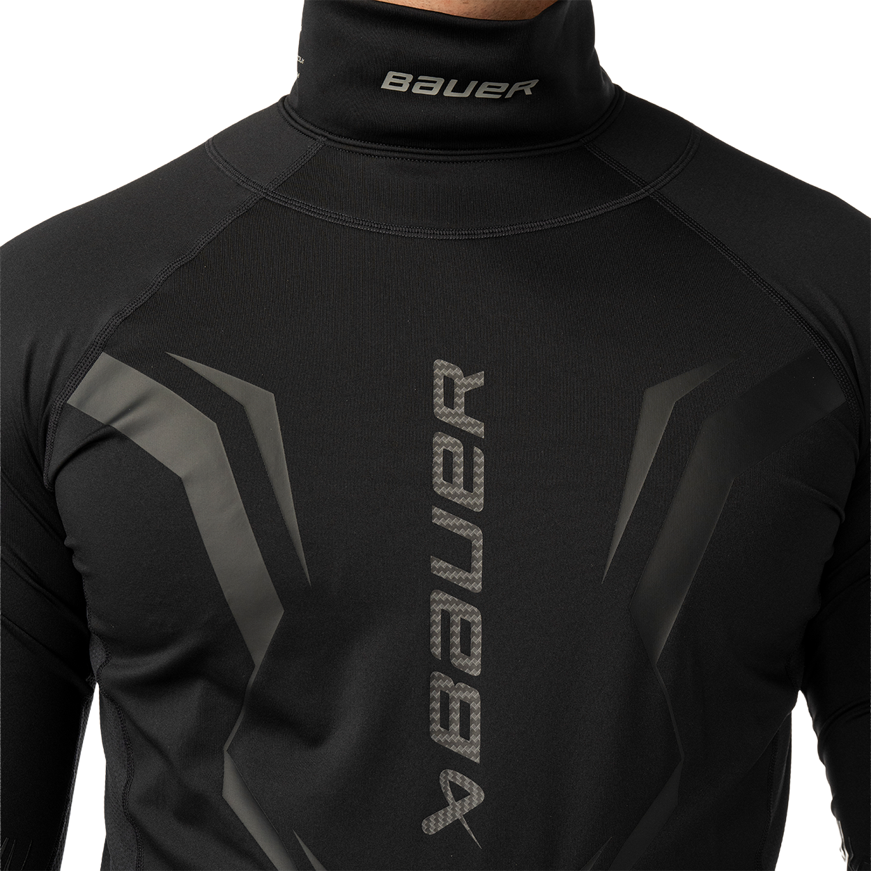bauer-bodyguard-protective-baselayer-senior-unterziehshirt-mit-kevlar-halsschutz image 5
