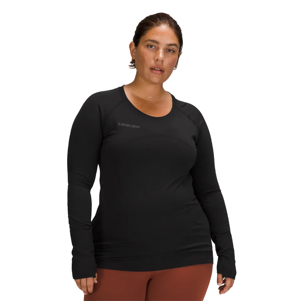 bauer-x-lululemon-swiftly-tech-long-sleeve-damen-trainingsshirt image 1