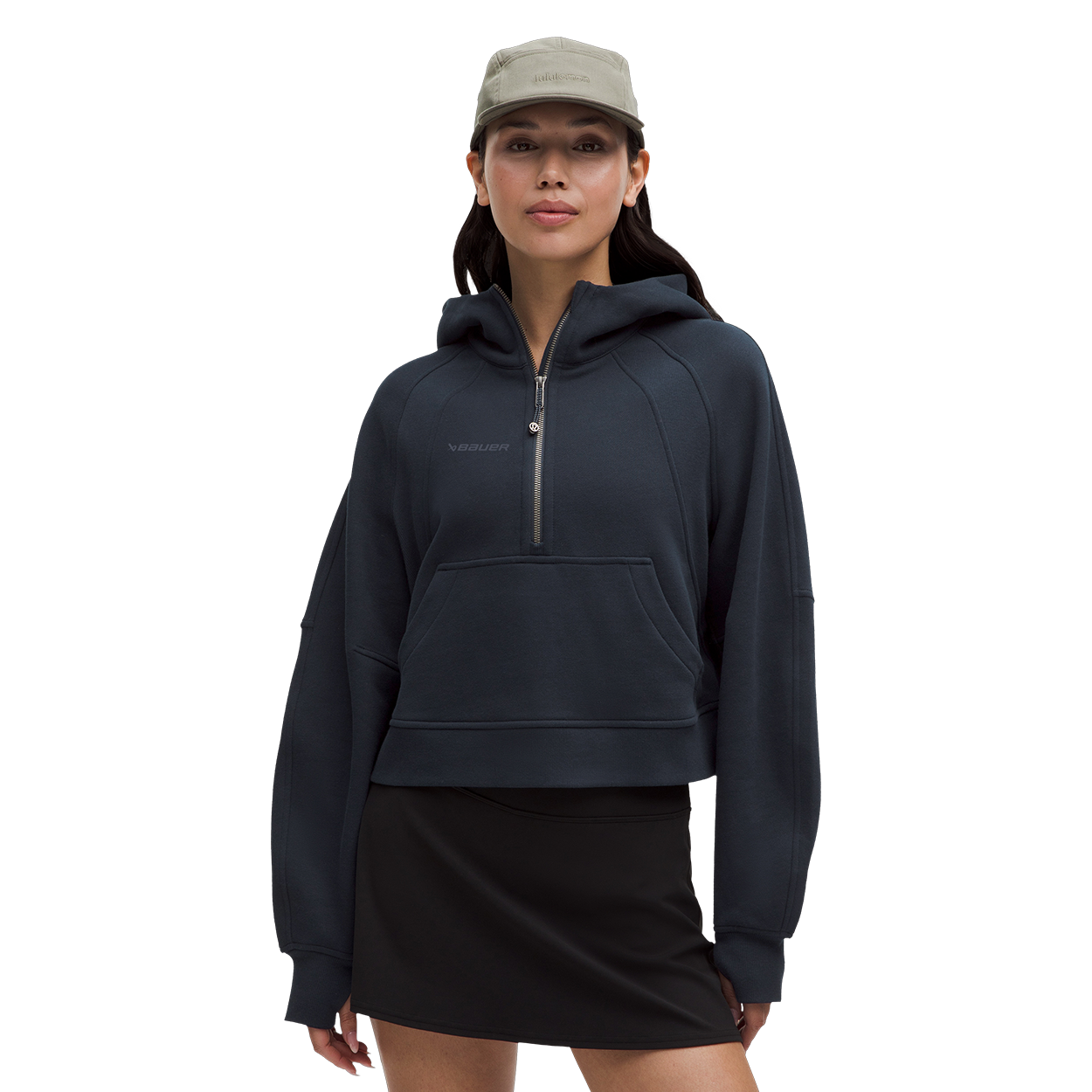 bauer-x-lululemon-scuba-oversized-half-zip-hoodie-damen image 1