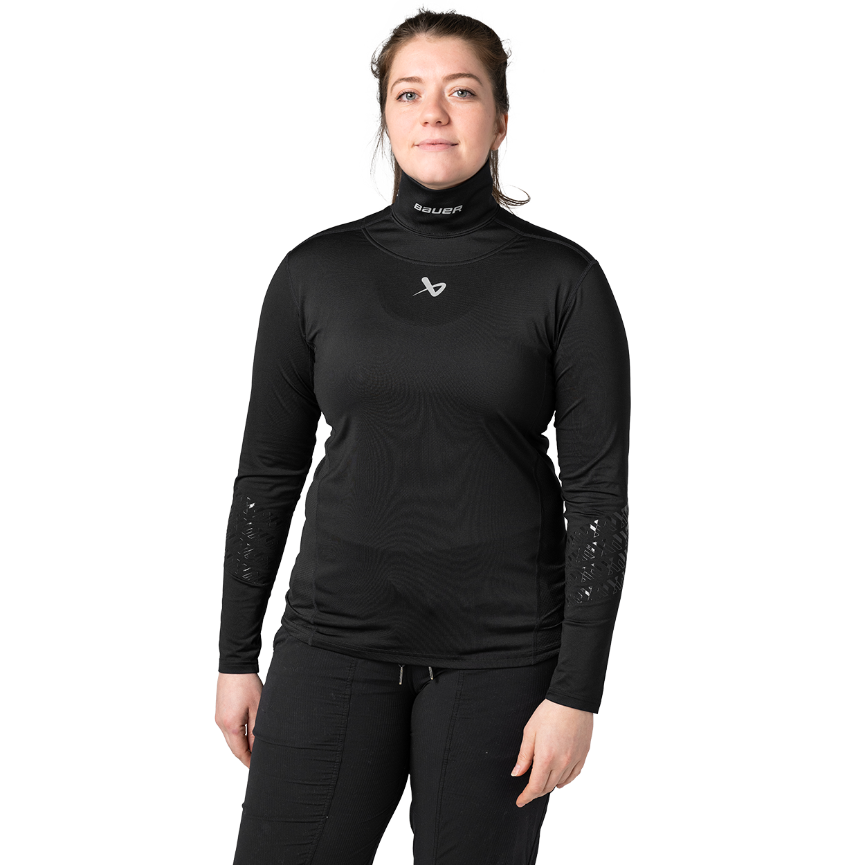 bauer-damen-langarm-neck-protect-unterziehshirt-schnittfest image 1