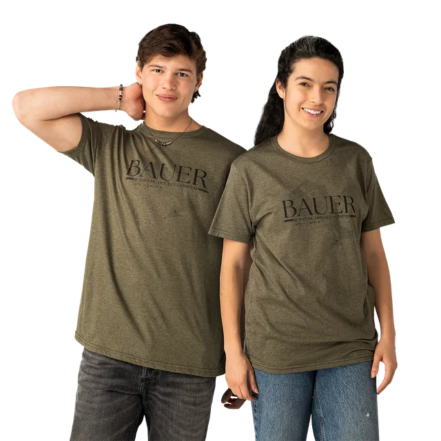 bauer-olive-graphic-t-shirt-herren image 1