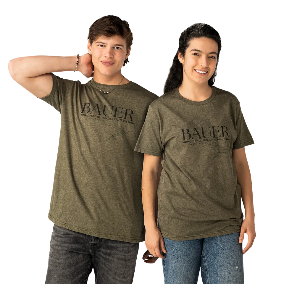 bauer-olive-graphic-t-shirt-herren image 1