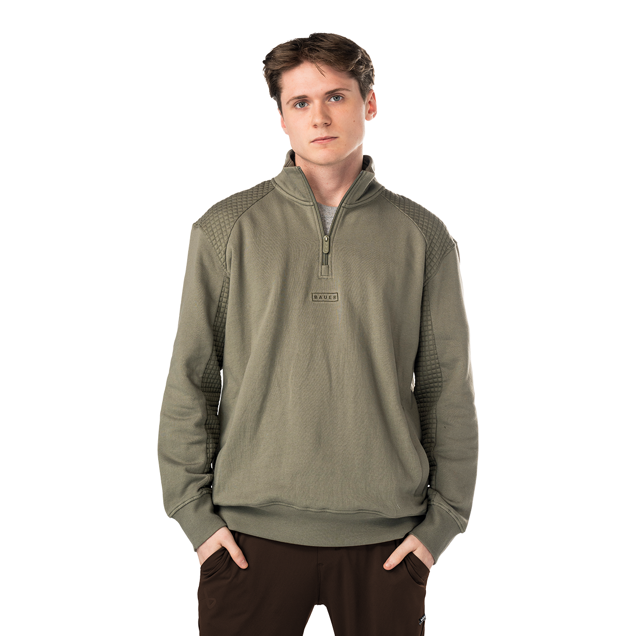 bauer-fireside-quilted-1-4-zip-senior image 1