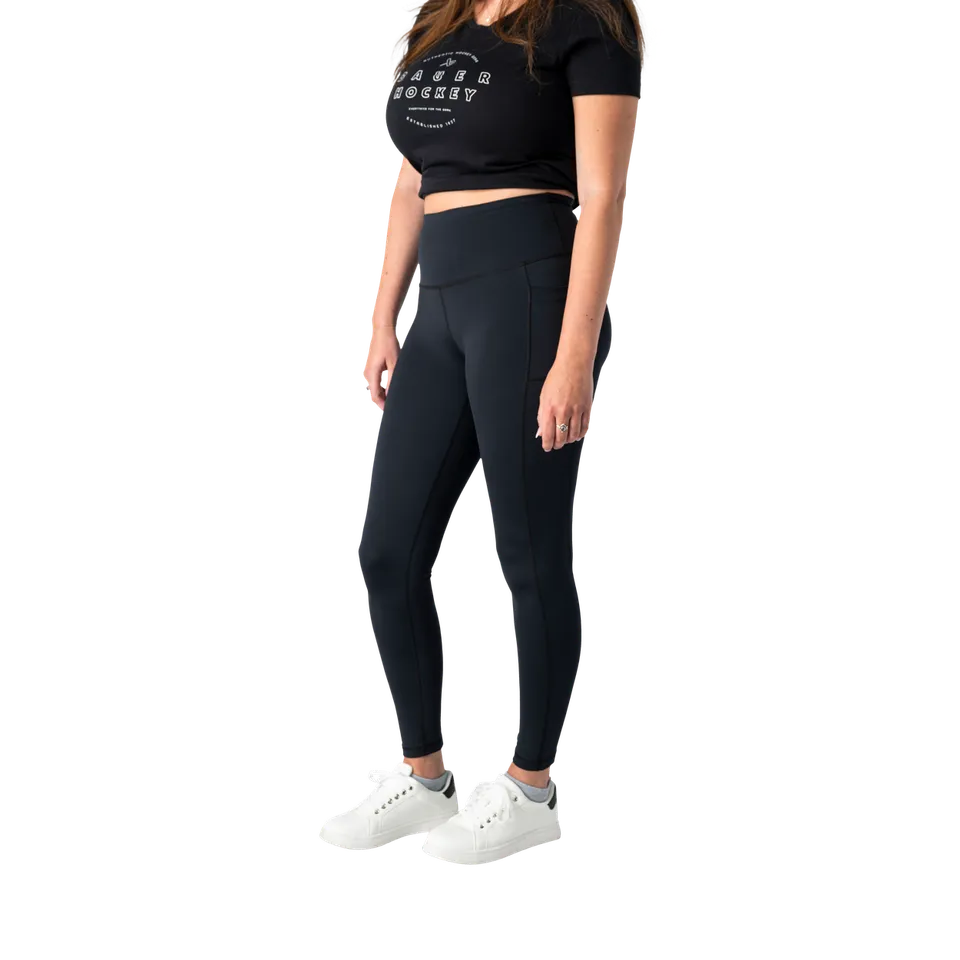 bauer-damen-trainingsleggings-feuchtigkeitsableitend-schwarz image 1