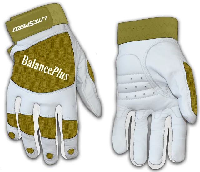 balanceplus-gold-as-ice-curling-gloves-lederhandschuhe image 1