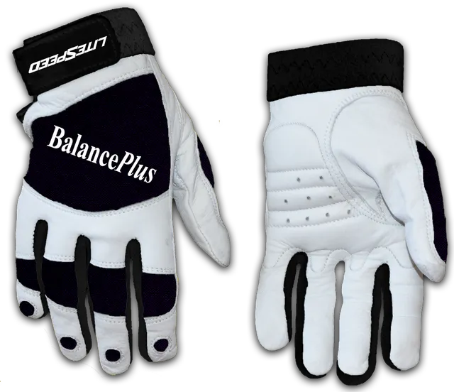 balanceplus-white-leather-curlinghandschuhe image 1