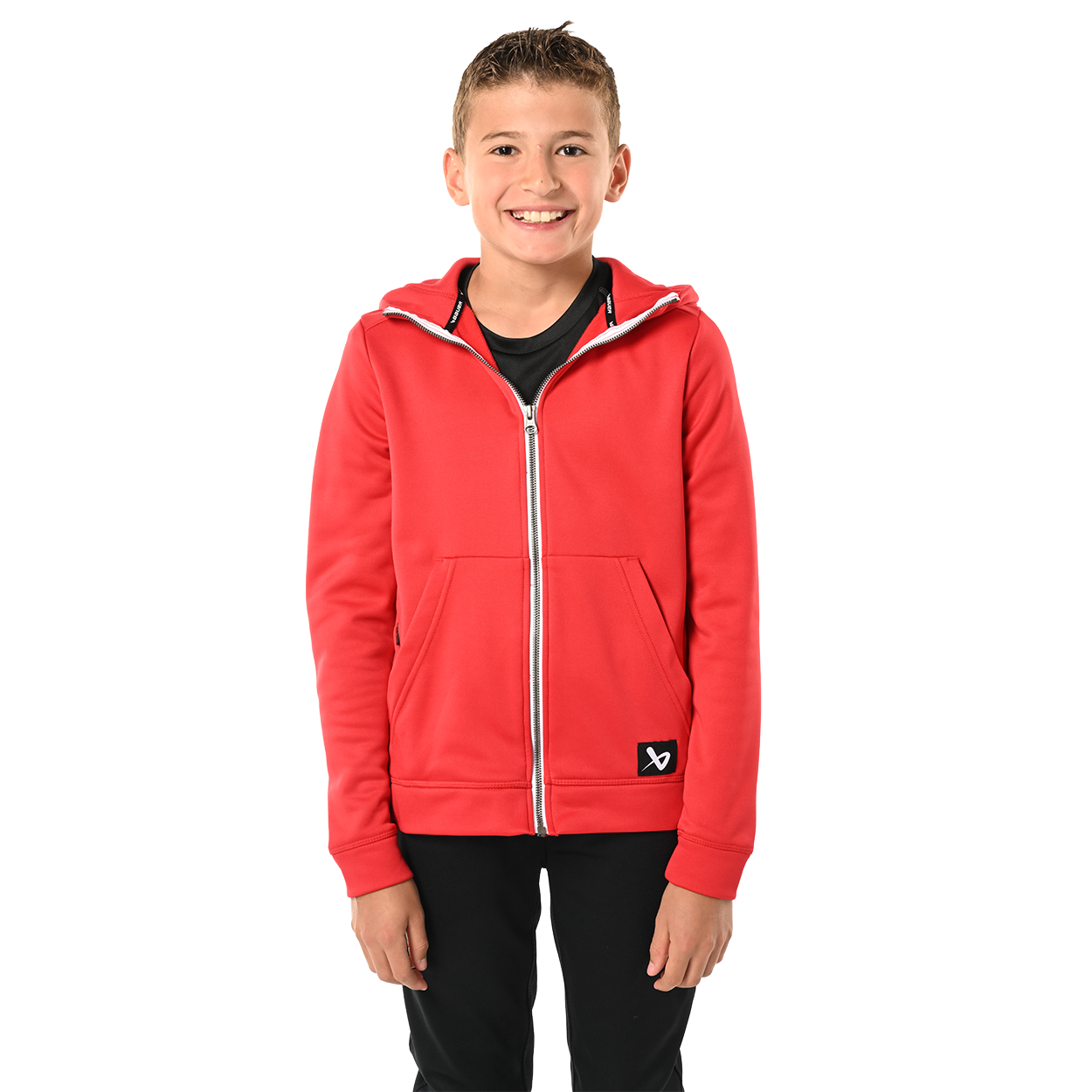 bauer-team-fleece-zip-hoodie-youth image 1