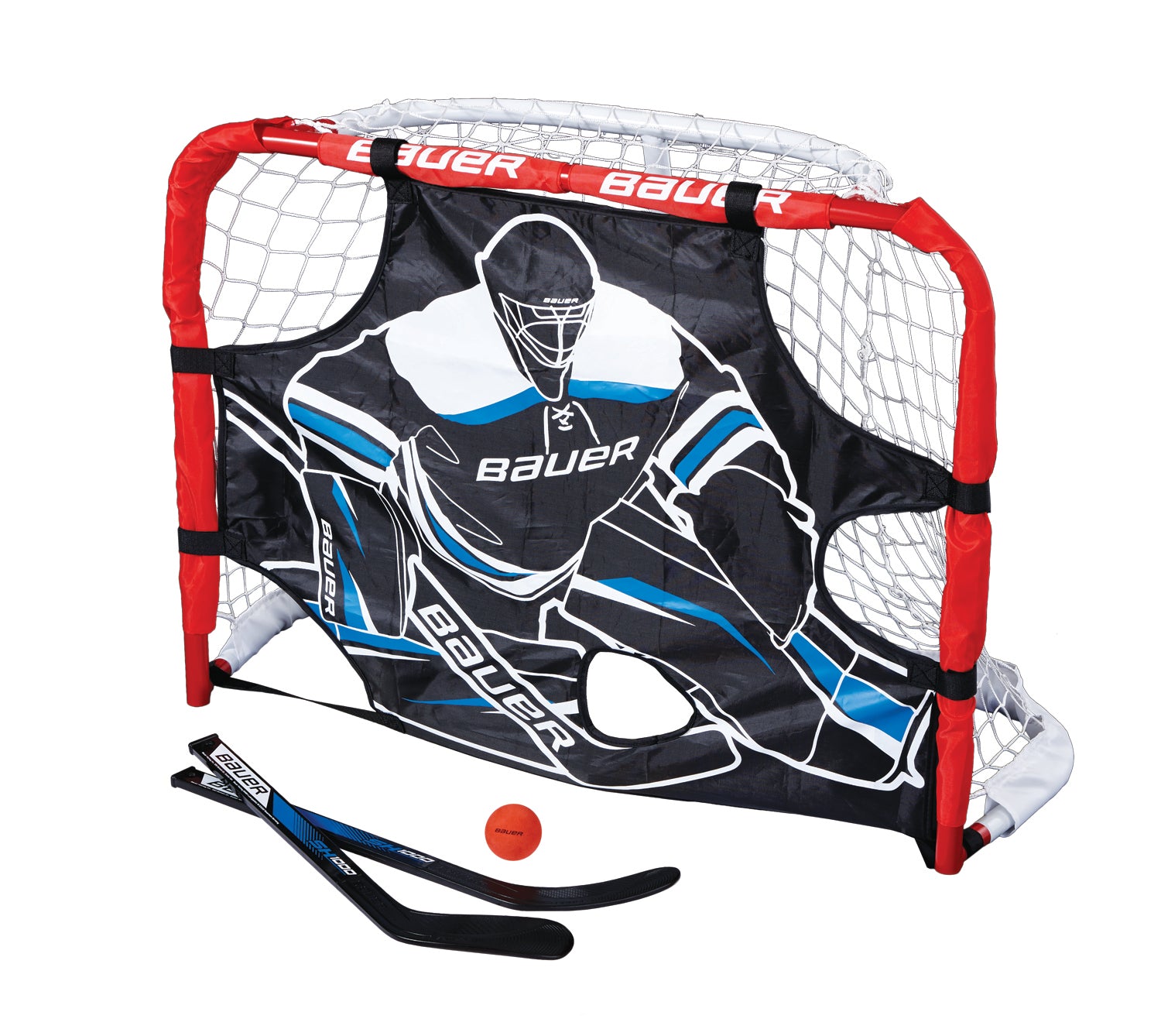 bauer-pro-knee-hockey-tor-set-mini image 1