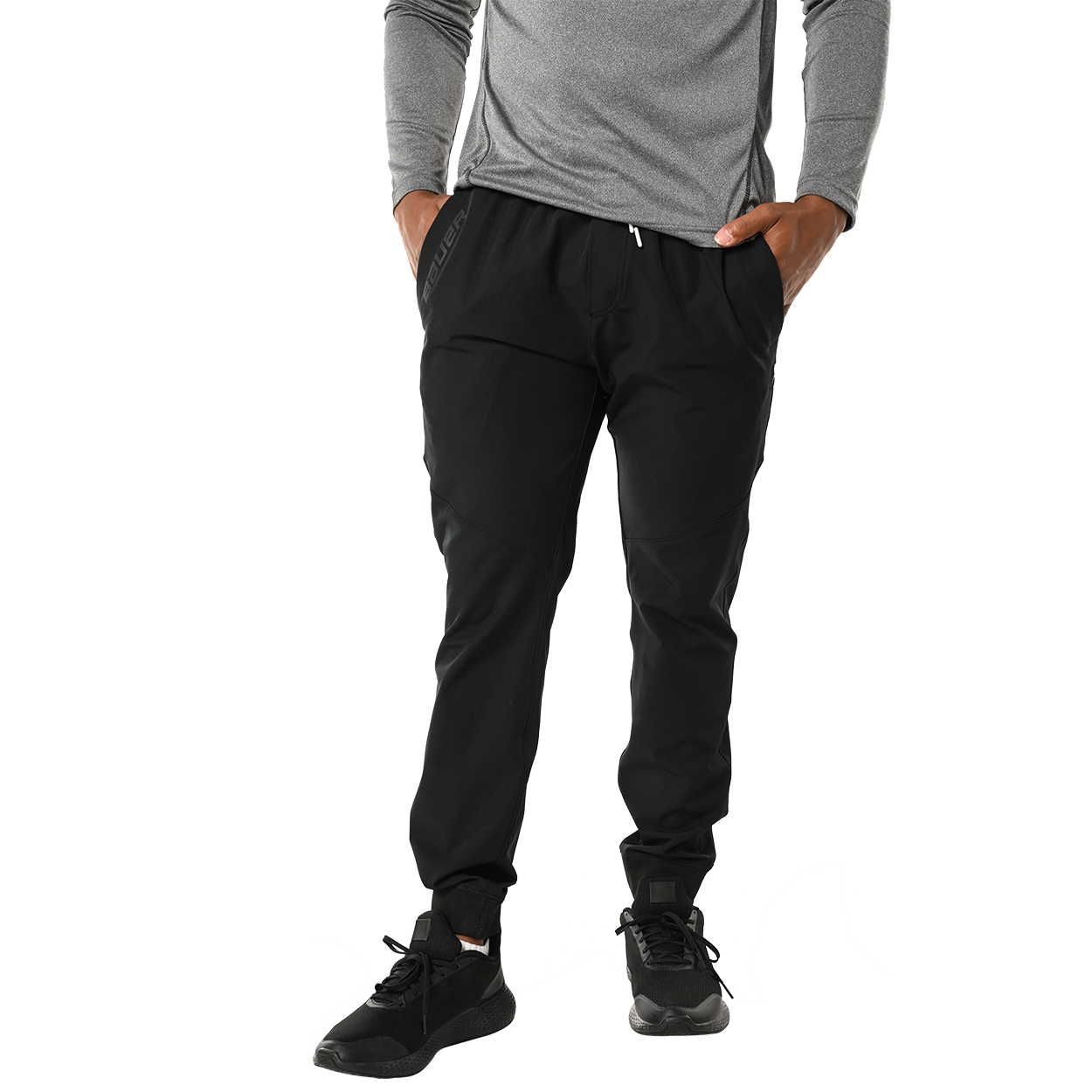 bauer-team-woven-jogger-senior-eishockey-freizeithose image 2