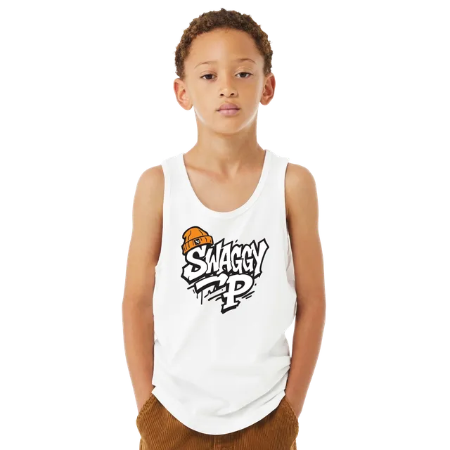 bauer-x-swaggy-hat-tank-top-youth-kinder-tr-gershirt image 1