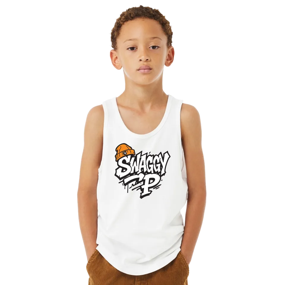 bauer-x-swaggy-hat-tank-top-youth-kinder-tr-gershirt image 1