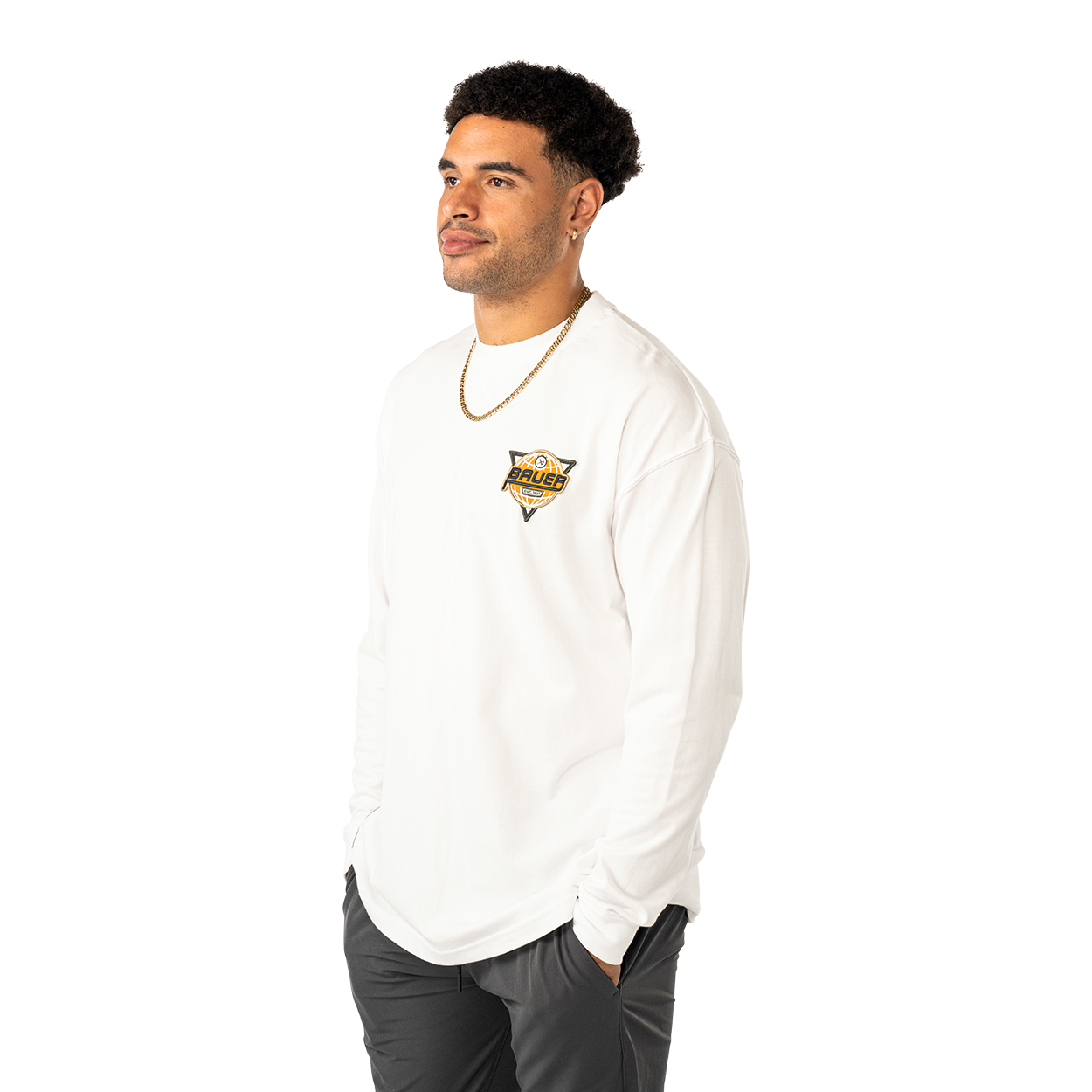 bauer-long-sleeve-retro-tee-herren-langarmshirt-eishockey image 1