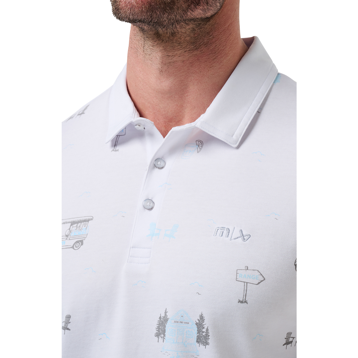 bauer-x-travismathew-snow-chance-polo-shirt-baumwolle image 3