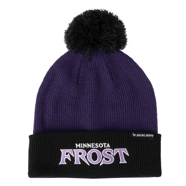 bauer-pwhl-strickm-tze-mit-bommel-herren-minnesota-frost image 1