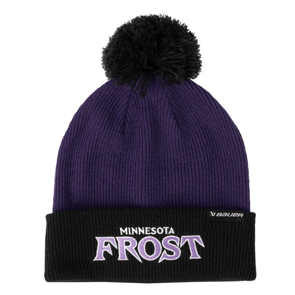 bauer-pwhl-strickm-tze-mit-bommel-herren-minnesota-frost image 1