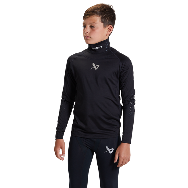 bauer-ls-schnittschutz-baselayer-mit-halsschutz-youth image 1