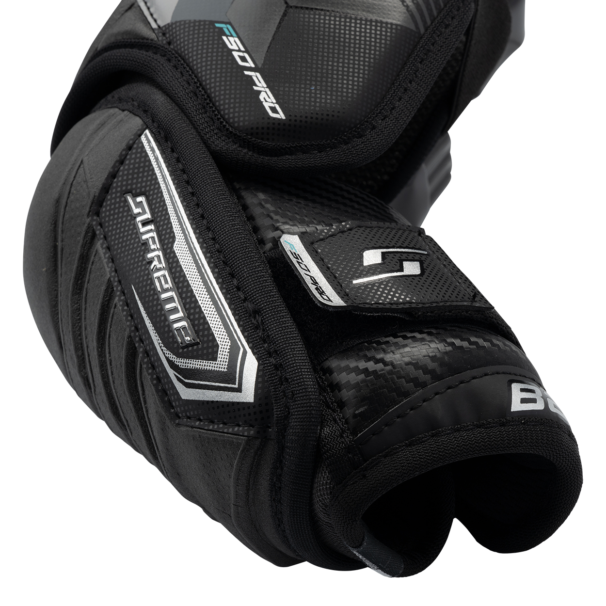 bauer-supreme-f50-pro-ellenbogenschoner-junior-eishockey-schutz image 2