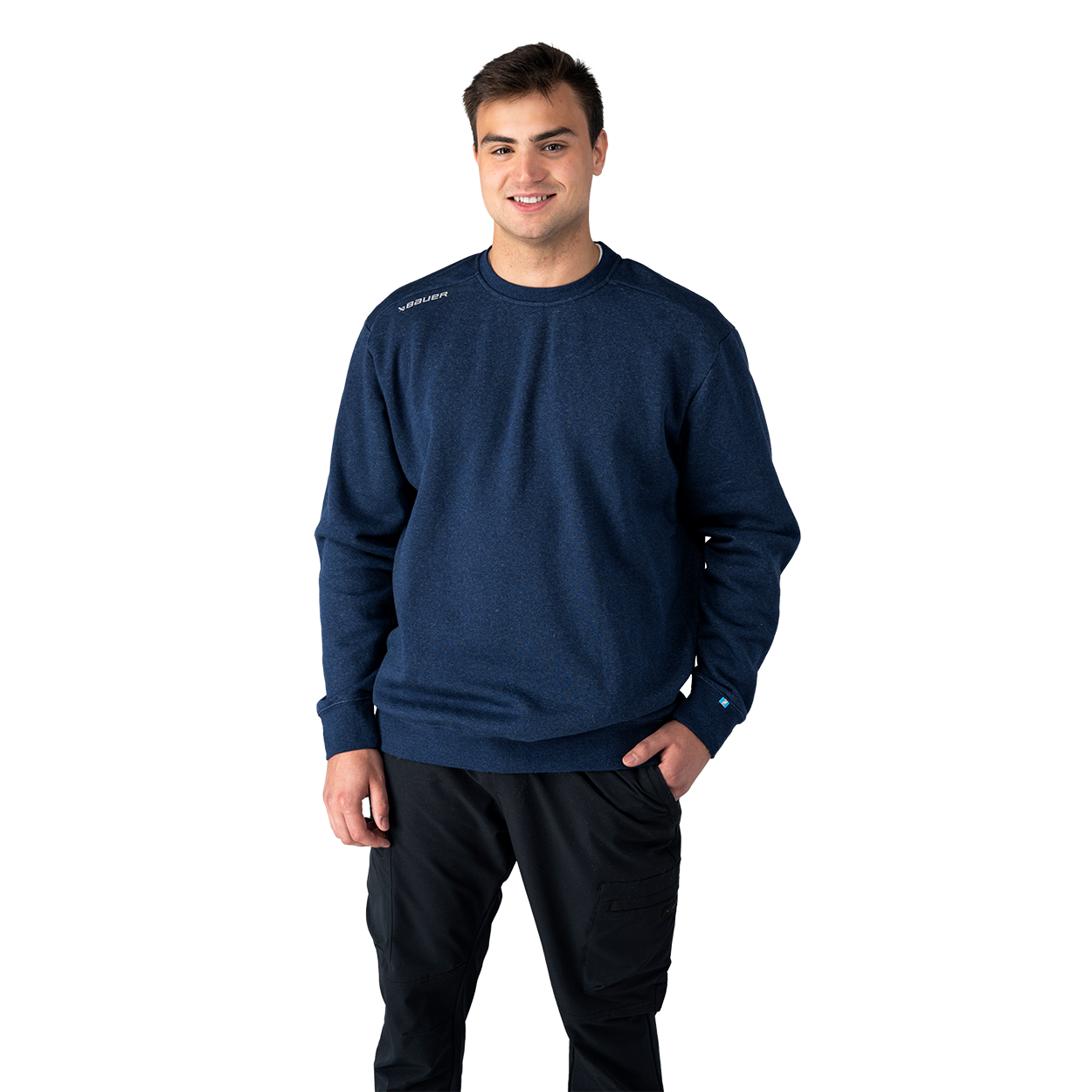 bauer-longsleeve-crew-neck-senior-schwarz image 3