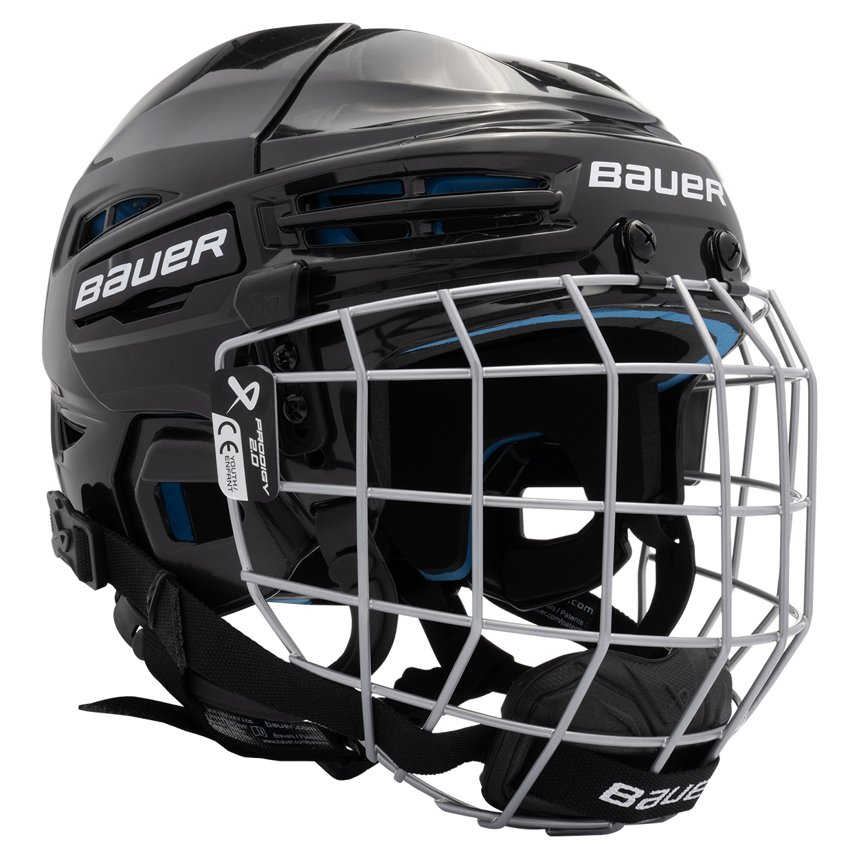 bauer-prodigy-2-0-helm-combo-jugend-eishockeyhelm-mit-gitter image 1