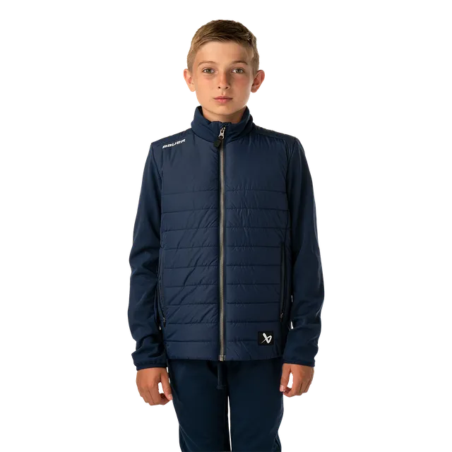 bauer-team-hybrid-jacke-youth-steppjacke-f-r-kinder image 1