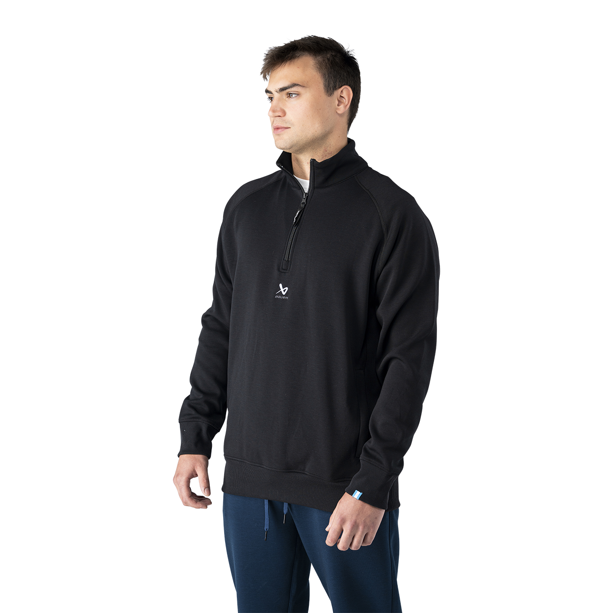 bauer-travel-quarter-zip-senior-trainingsjacke-mit-rei-verschluss image 3