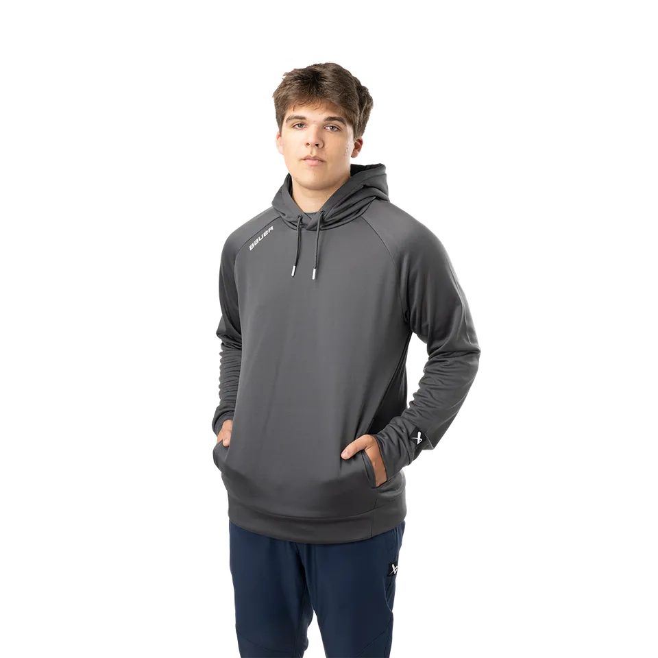 bauer-team-tech-hoodie-senior-tech-fleece-schwarz image 1