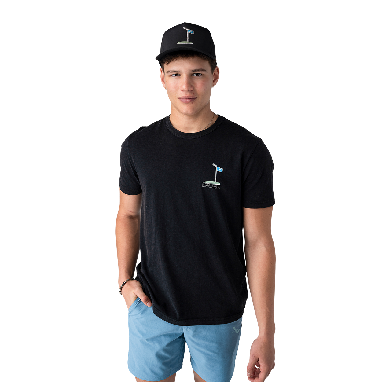 bauer-flagstick-graphic-t-shirt-herren-golf-collection image 1