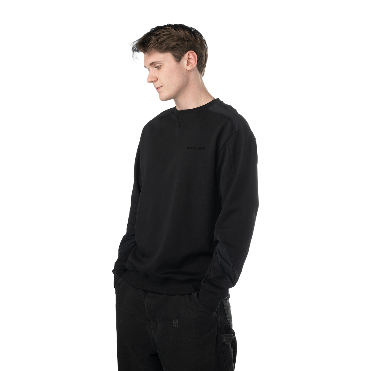 bauer-knit-mix-crew-neck-pullover-senior image 2