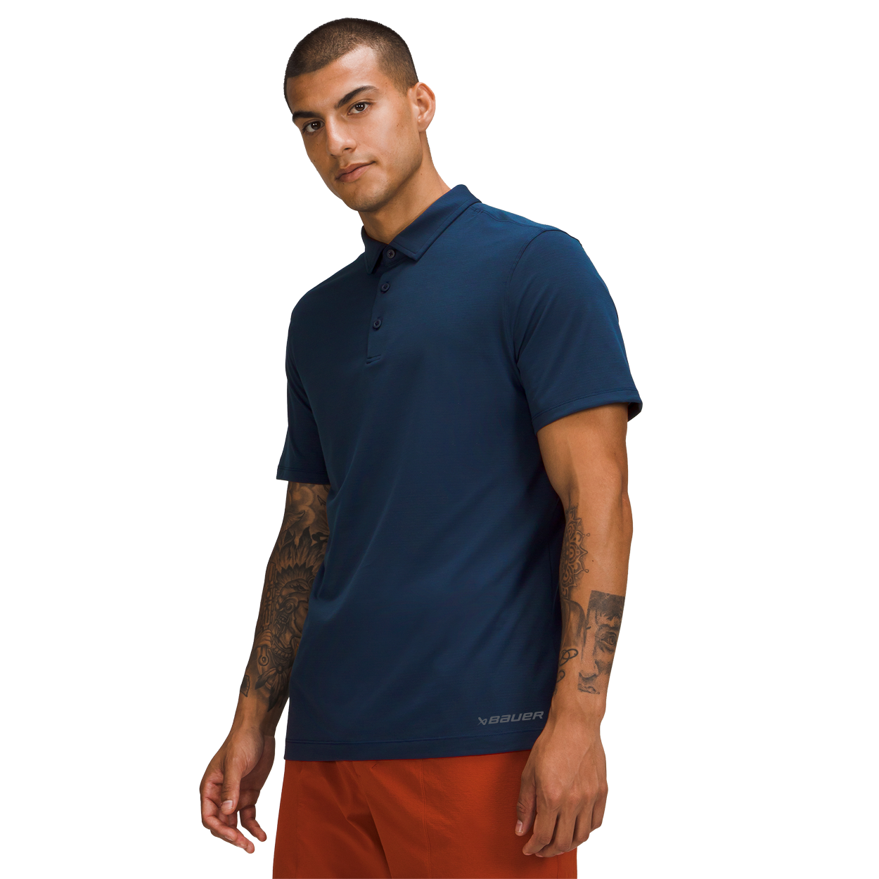 bauer-x-lululemon-evolution-polo-kurzarm-herren-slim-fit image 1