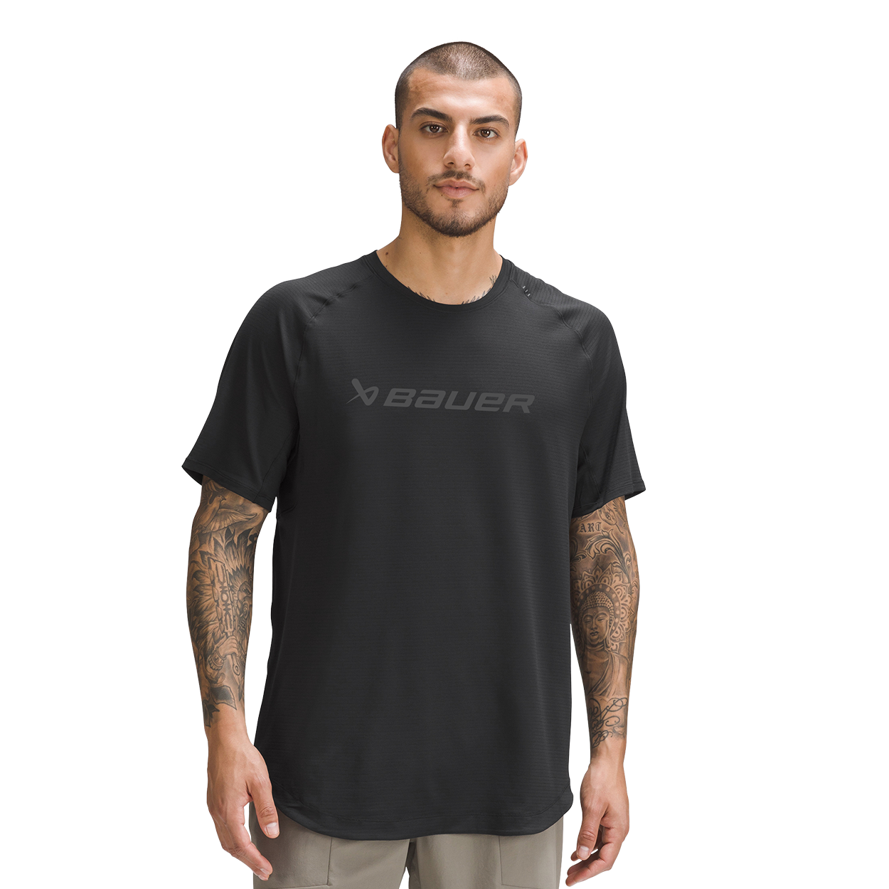 bauer-x-lululemon-license-to-train-kurzarm-trainingsshirt image 7
