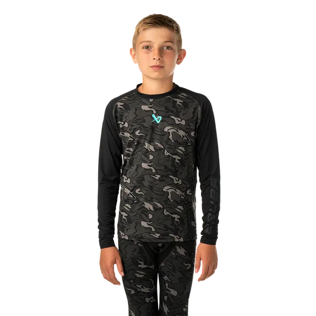 bauer-camo-performance-baselayer-youth-funktionsshirt-langarm image 1