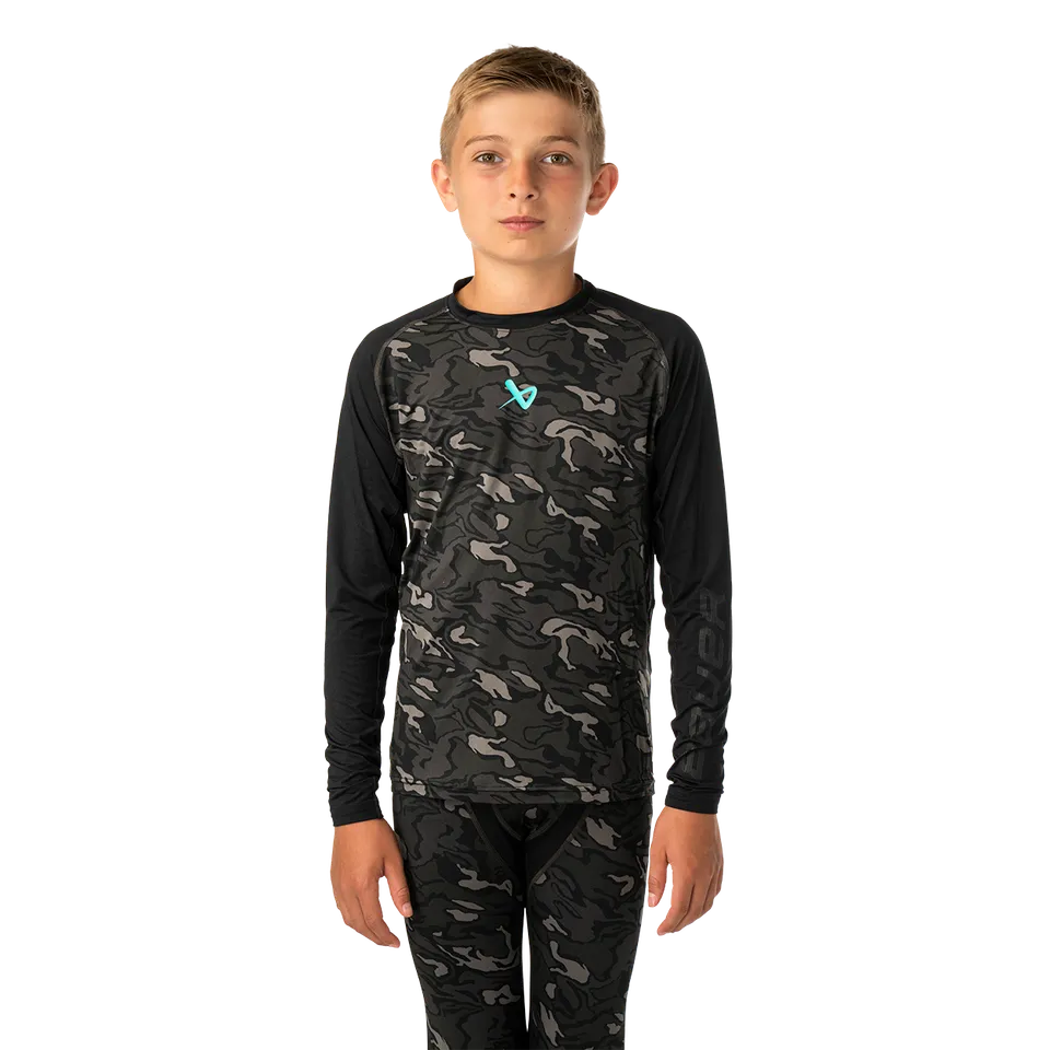 bauer-camo-performance-baselayer-youth-funktionsshirt-langarm image 1