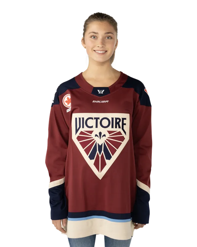 bauer-pwhl-home-jersey-montreal-victoire-adult image 1