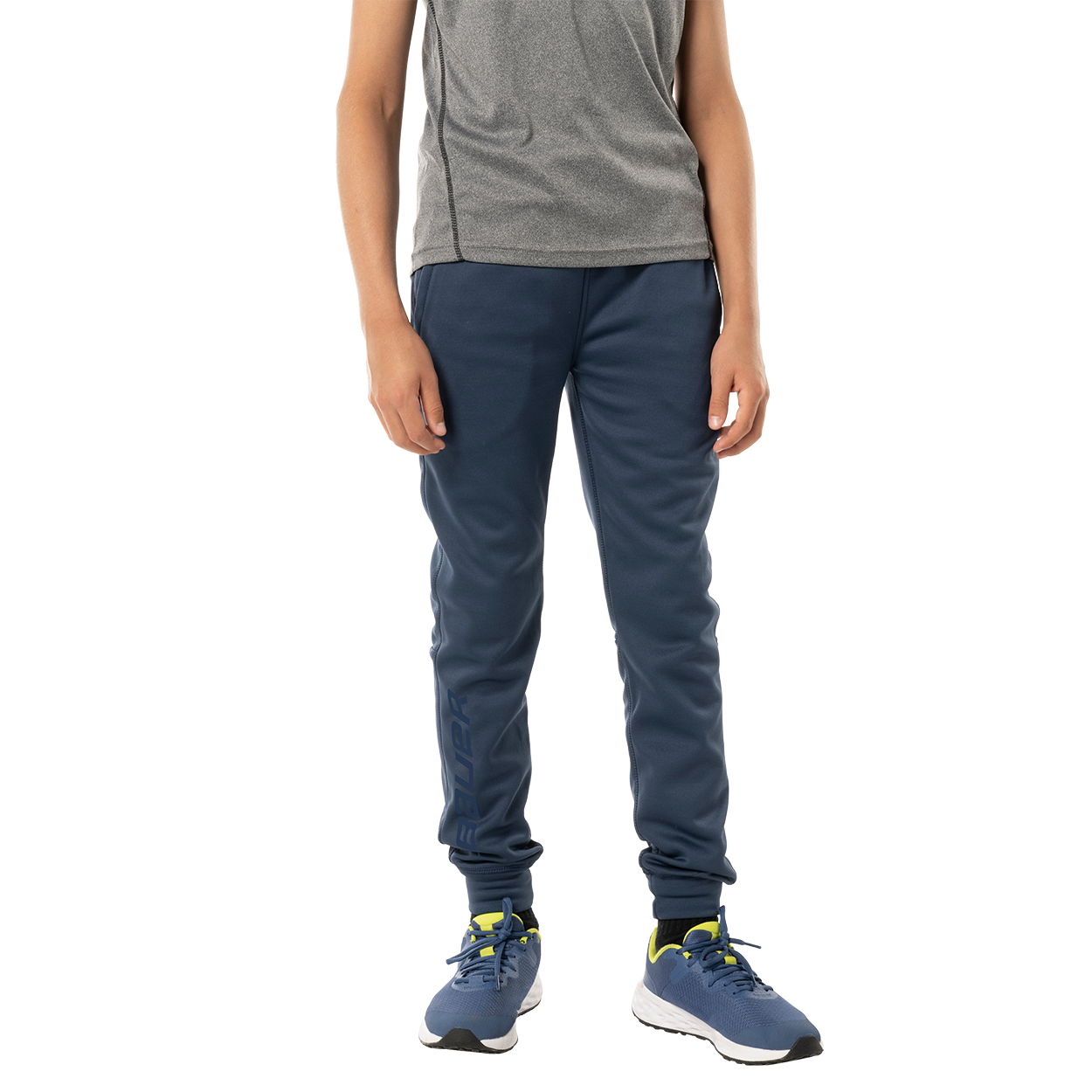 bauer-team-fleece-jogger-youth-eishockey-freizeithose-f-r-kinder image 2