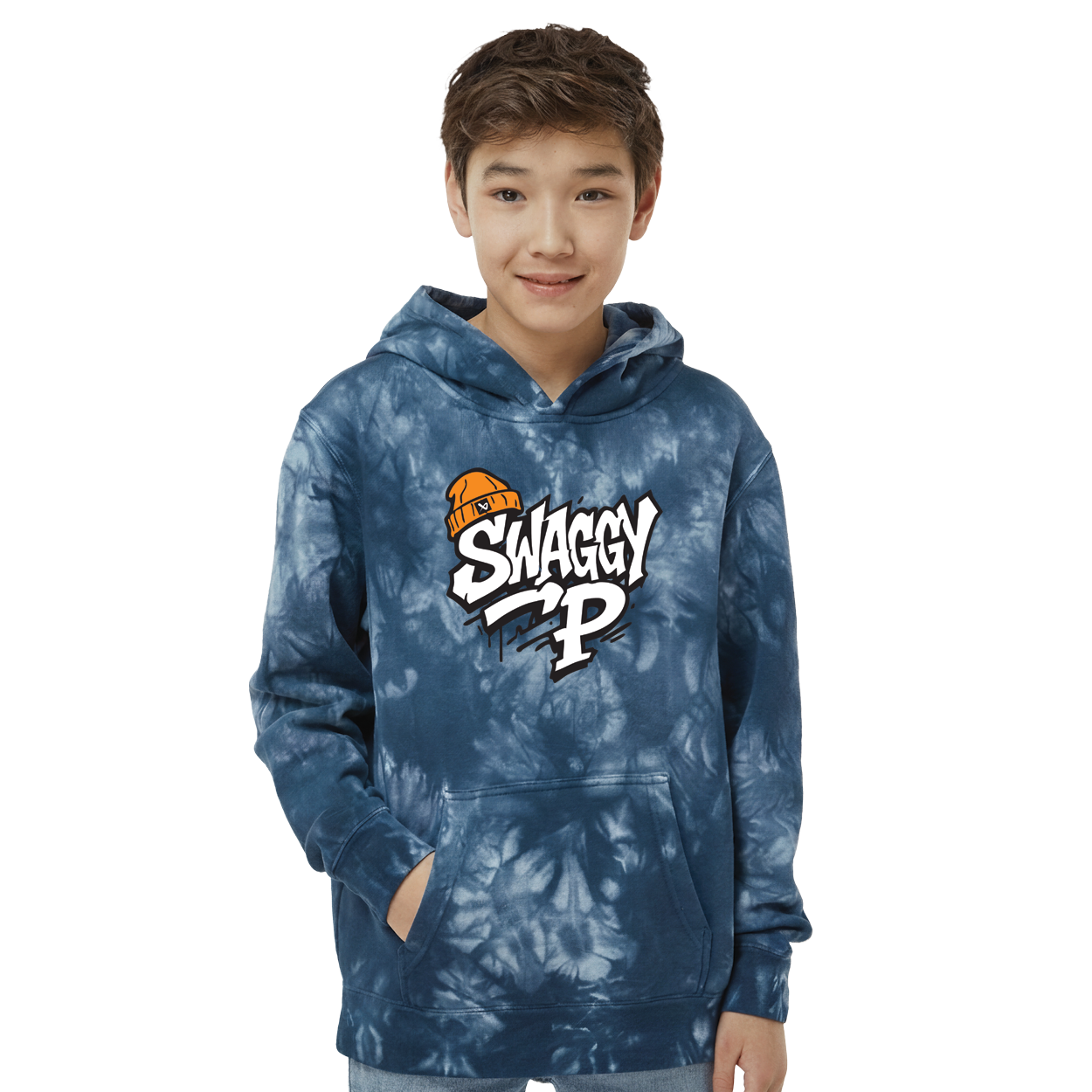 bauer-x-swaggy-tie-dye-hoodie-youth-kapuzenpullover image 1