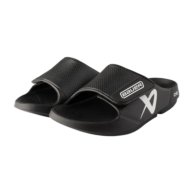 bauer-oofos-sport-flex-slide-senior-schwarz-recovery-sandale image 1
