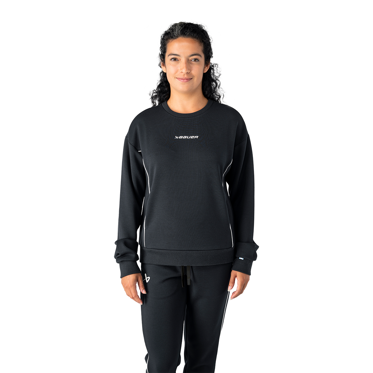 bauer-women-s-piping-crew-damen-sweatshirt image 1