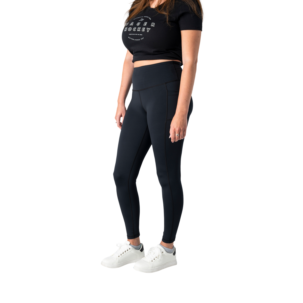 bauer-damen-trainingsleggings-feuchtigkeitsableitend-schwarz image 1