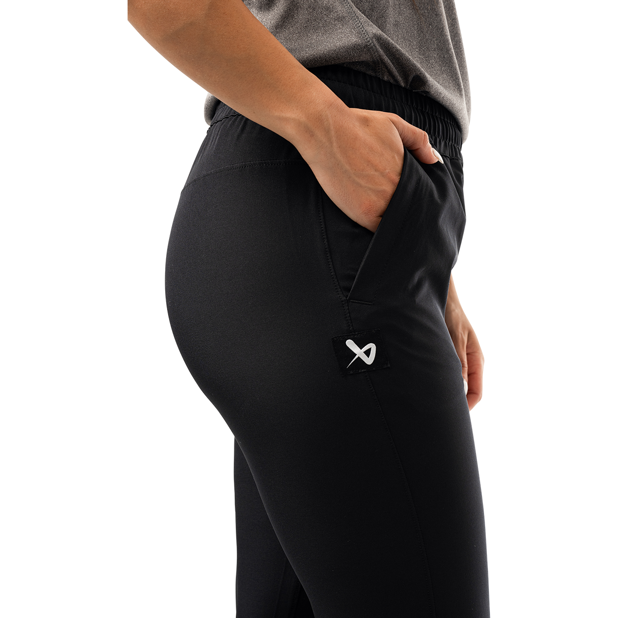 bauer-s25-team-woven-jogger-damen-sporthose-schwarz image 3
