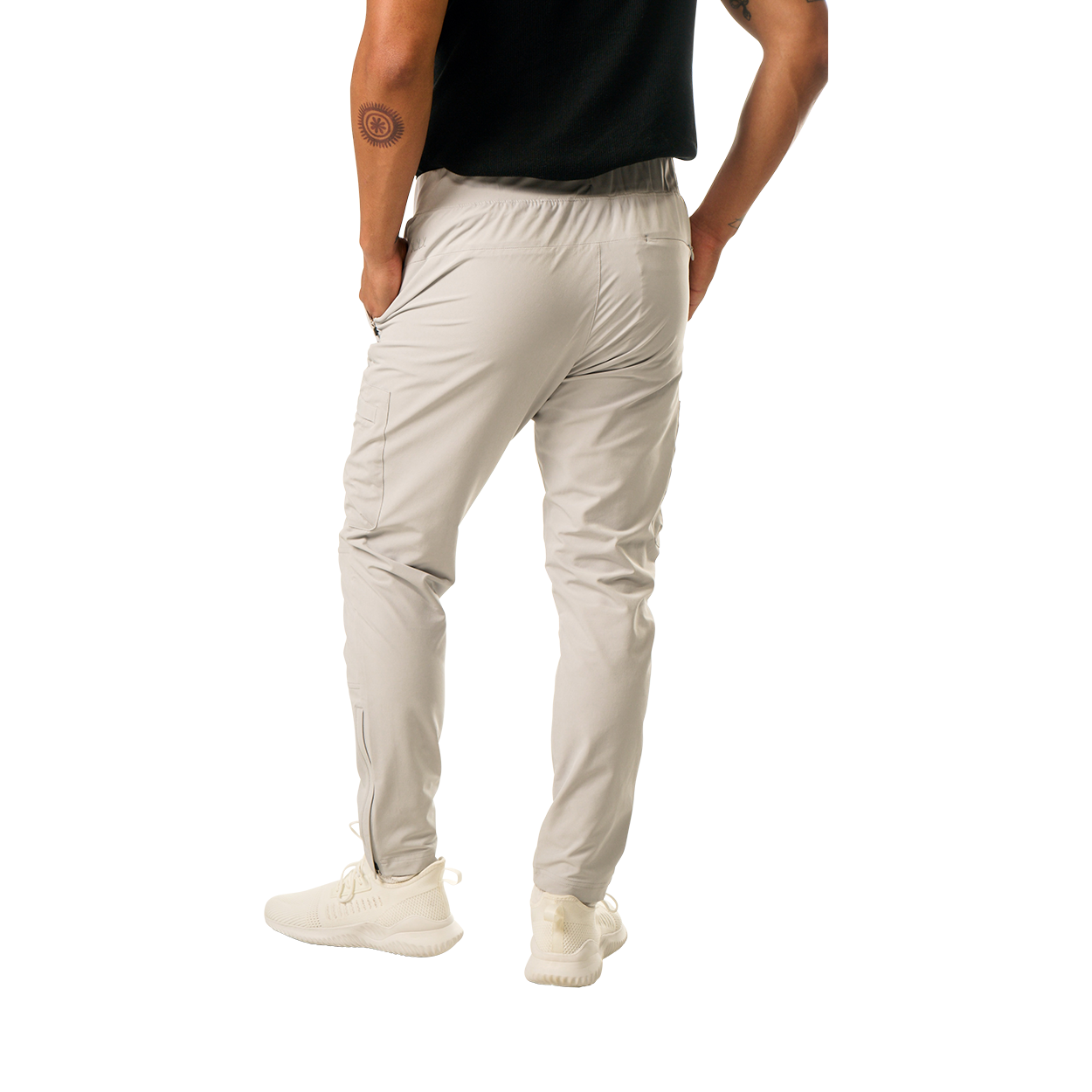 bauer-cross-coast-travel-pant-herren-hose-quiet-grey image 2