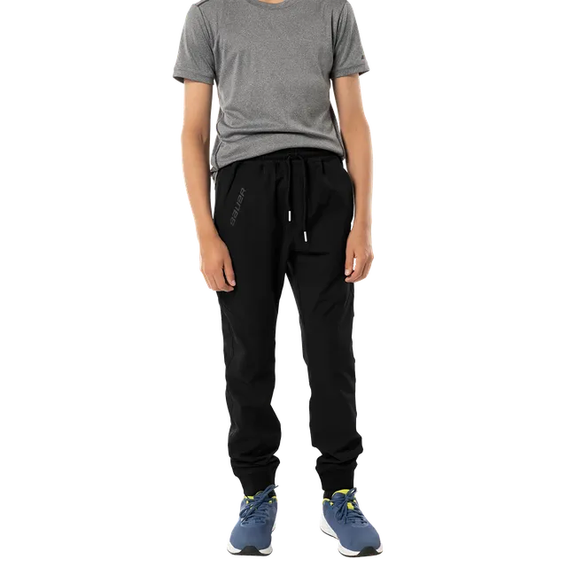 bauer-team-woven-jogger-youth-freizeithose-kinder image 1